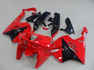 1994-1997 Kawasaki ZX9R Motorcycle Fairings - Red Glossy Black Canada