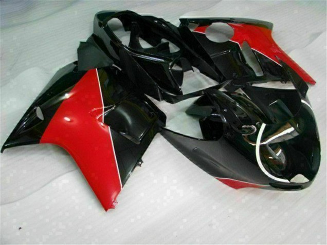 1996-2007 Honda CBR1100XX Blackbird Motorcycle Fairings - Red Glossy Black Canada