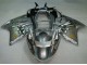 1996-2007 Honda CBR1100XX Blackbird Motorcycle Fairing - Silver Black Flame Canada