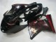 1996-2007 Honda CBR1100XX Blackbird Abs Motorcycle Fairings - Glossy Black Red Flame Canada