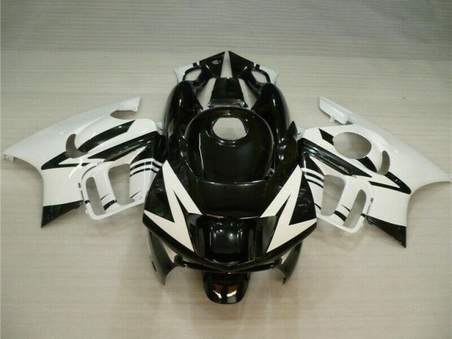 1995-1996 Honda CBR600 F3 Motorcycle Fairings - White Glossy Black Canada