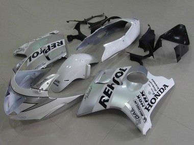1996-2007 Honda CBR1100XX Blackbird Motorcycle Fairings - White Black Repsol Canada