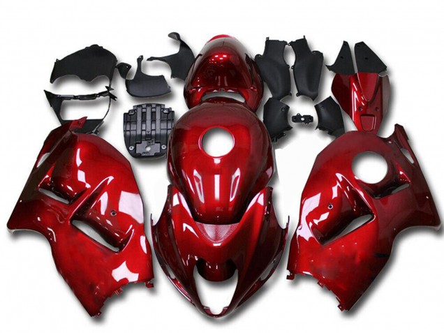 1996-2007 Suzuki GSXR 1300 Hayabusa Motorcycle Fairings - Candy Red Canada