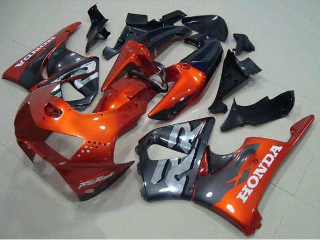 1998-1999 Honda CBR900RR 919 Motorcycle Fairings - Orange Grey Canada