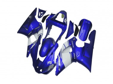 2000-2001 Yamaha YZF R1 Motorcycle Fairing - Blue White Canada