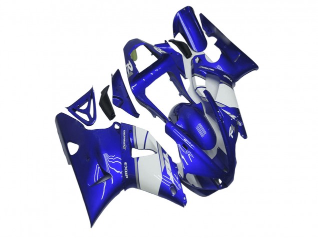 2000-2001 Yamaha YZF R1 Motorcycle Fairing - Blue White Canada