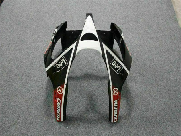 2000-2002 Kawasaki ZX6R Motorcycle Fairings - White Red Yellow Green Glossy Black Star EuroBet Canada