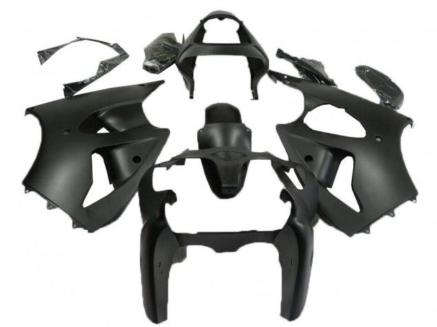 2000-2002 Kawasaki ZX6R Motorcycle Fairings - Matte Black Canada