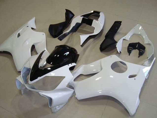 2001-2003 Honda CBR600 F4i Motorcycle Fairing - White Glossy Black Canada