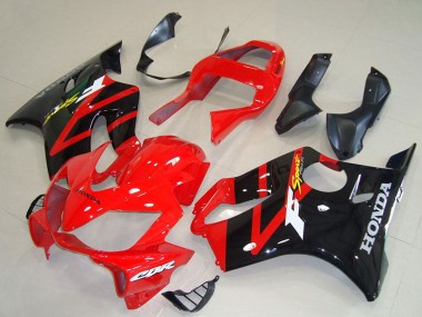 2001-2003 Honda CBR600 F4i Motorcycle Fairing - Red Glossy Black Canada