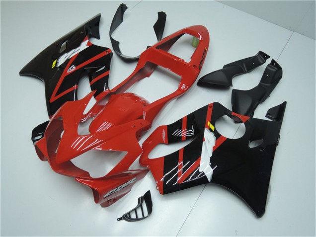 2001-2003 Honda CBR600 F4i Bike Fairings - Red Glossy Black Canada