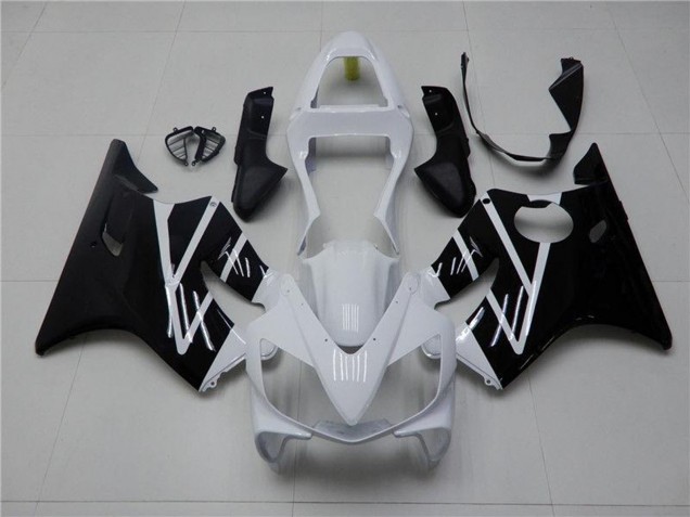 2001-2003 Honda CBR600 F4i Motorcycle Fairing Kits - White Glossy Black Canada