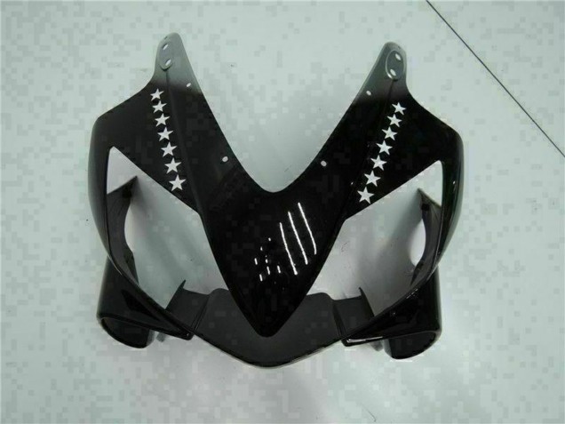 2001-2003 Honda CBR600 F4i Motorcycle Fairings - Glossy Black Silver SevenStars Canada