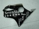 2001-2003 Honda CBR600 F4i Motorcycle Fairings - Glossy Black Silver SevenStars Canada