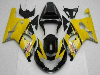 2001-2003 Suzuki GSXR 600/750 Motorcycle Fairings - Yellow Black Canada