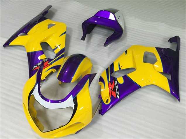 2001-2003 Suzuki GSXR 600/750 Motorcycle Fairings - Yellow Purple Canada