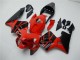 2003-2004 Honda CBR600RR Motorcycle Fairings - Red Glossy Black OEM Style Canada