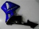 2003-2004 Honda CBR600RR Motorcycle Fairing Kits - Blue Glossy Black Canada