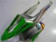 2003-2004 Honda CBR600RR Motorcycle Fairing - Silver Green Glossy Black Canada