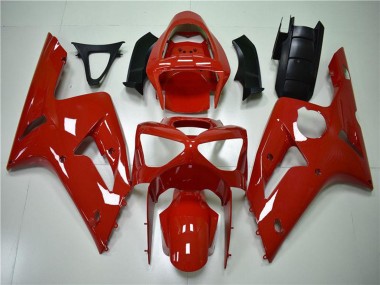 2003-2004 Kawasaki ZX6R Motorcycle Fairing Kits - Red Canada