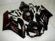 2004-2005 Honda CBR1000RR Motorcycle Fairings - Glossy Black Red Flame Canada