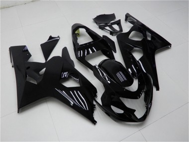 2004-2005 Suzuki GSXR 600/750 Motorcycle Fairings - Glossy Black Canada