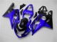2004-2005 Suzuki GSXR 600/750 Motorcycle Fairings - Blue Glossy Black Canada