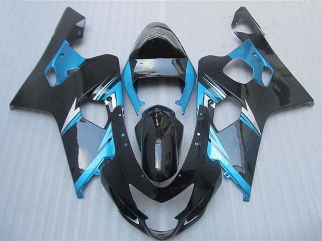 2004-2005 Suzuki GSXR 600/750 Motorcycle Fairings - Blue White Black Canada