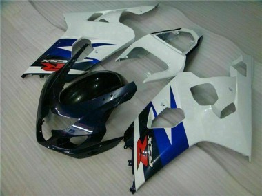 2004-2005 Suzuki GSXR 600/750 Motorcycle Fairings - White Blue Glossy Black Red Canada