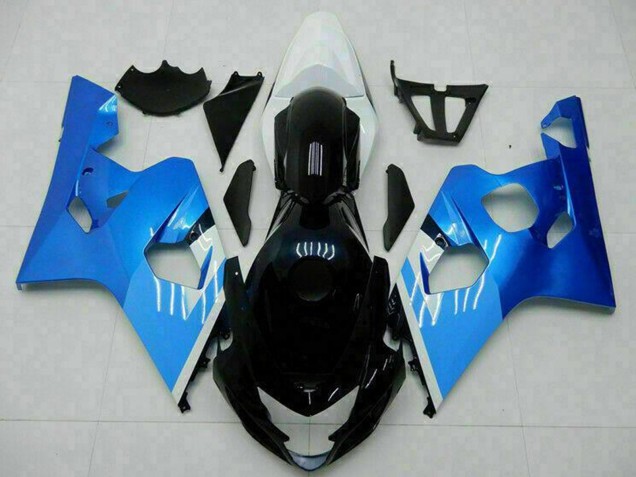 2004-2005 Suzuki GSXR 600/750 Motorcycle Fairings - White Blue Black Canada