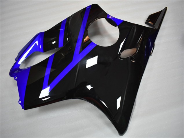 2004-2007 Honda CBR600 F4i Motorcycle Fairing Kits - Blue Glossy Black Canada