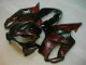2004-2007 Honda CBR600 F4i Motorcycle Fairings - Glossy Black Red Flame Canada