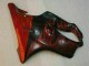 2004-2007 Honda CBR600 F4i Motorcycle Fairings - Glossy Black Red Flame Canada