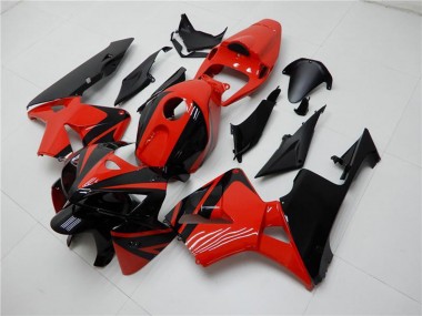 2005-2006 Honda CBR600RR Abs Fairings - Red Black Canada