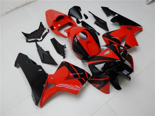 2005-2006 Honda CBR600RR Abs Fairings - Red Black Canada