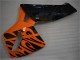 2005-2006 Honda CBR600RR Motorcycle Fairing - Orange Black Flame Canada