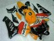 2005-2006 Honda CBR600RR Motorcycle Fairings - Orange White Red Black Repsol Canada