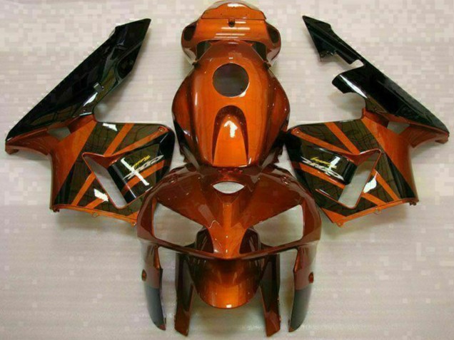 2005-2006 Honda CBR600RR Motorcycle Fairing Kits - Orange Black Canada