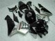 2005-2006 Honda CBR600RR Motorcycle Fairings - Glossy Black Silver Canada