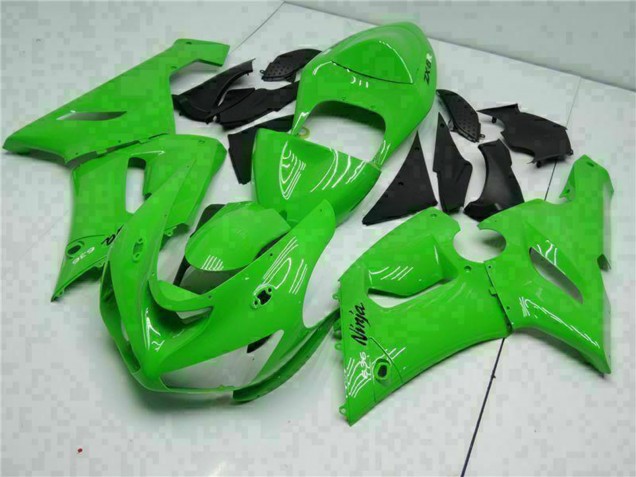 2005-2006 Kawasaki ZX6R Motorcycle Fairing - Green Canada