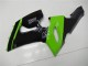 2005-2006 Kawasaki ZX6R Motorcycle Fairing - Green Glossy Black Canada