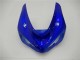 2005-2006 Kawasaki ZX6R Motorcycle Fairings - Blue Matte Black Canada