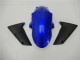 2005-2006 Kawasaki ZX6R Motorcycle Fairings - Blue Matte Black Canada