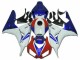 2006-2007 Honda CBR1000RR Motorcycle Fairing Kits - White Red Blue HRC Canada