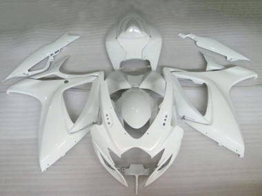2006-2007 Suzuki GSXR 600/750 Motorcycle Fairings - Pearl White Canada