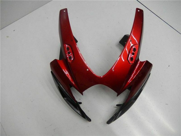 2006-2007 Suzuki GSXR 600/750 Motorcycle Fairing - Red Glossy Black Canada