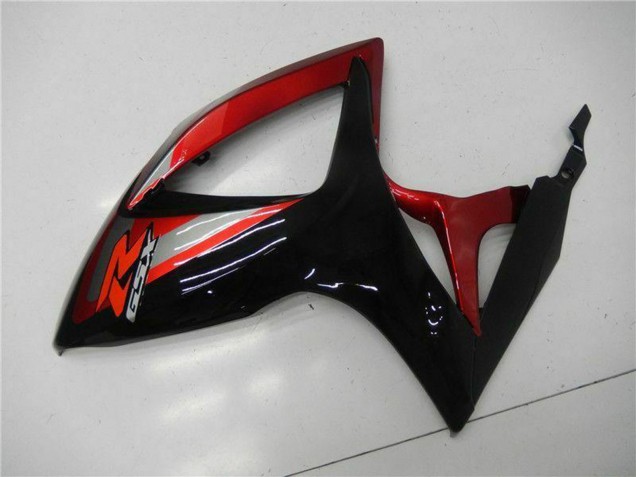 2006-2007 Suzuki GSXR 600/750 Motorcycle Fairing - Red Glossy Black Canada