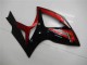 2006-2007 Suzuki GSXR 600/750 Motorcycle Fairing - Red Glossy Black Canada