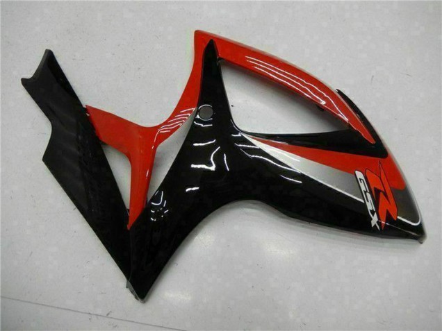 2006-2007 Suzuki GSXR 600/750 Motorcycle Fairings - Red Glossy Black Canada
