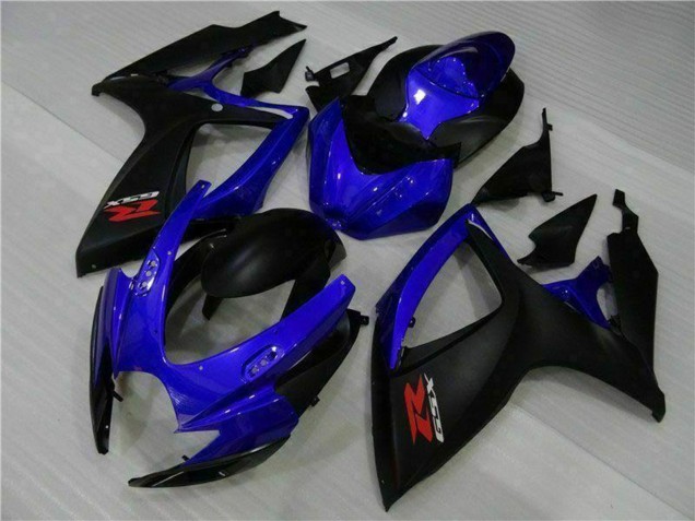 2006-2007 Suzuki GSXR 600/750 Motorcycle Fairings - Blue Matte Black Red Canada